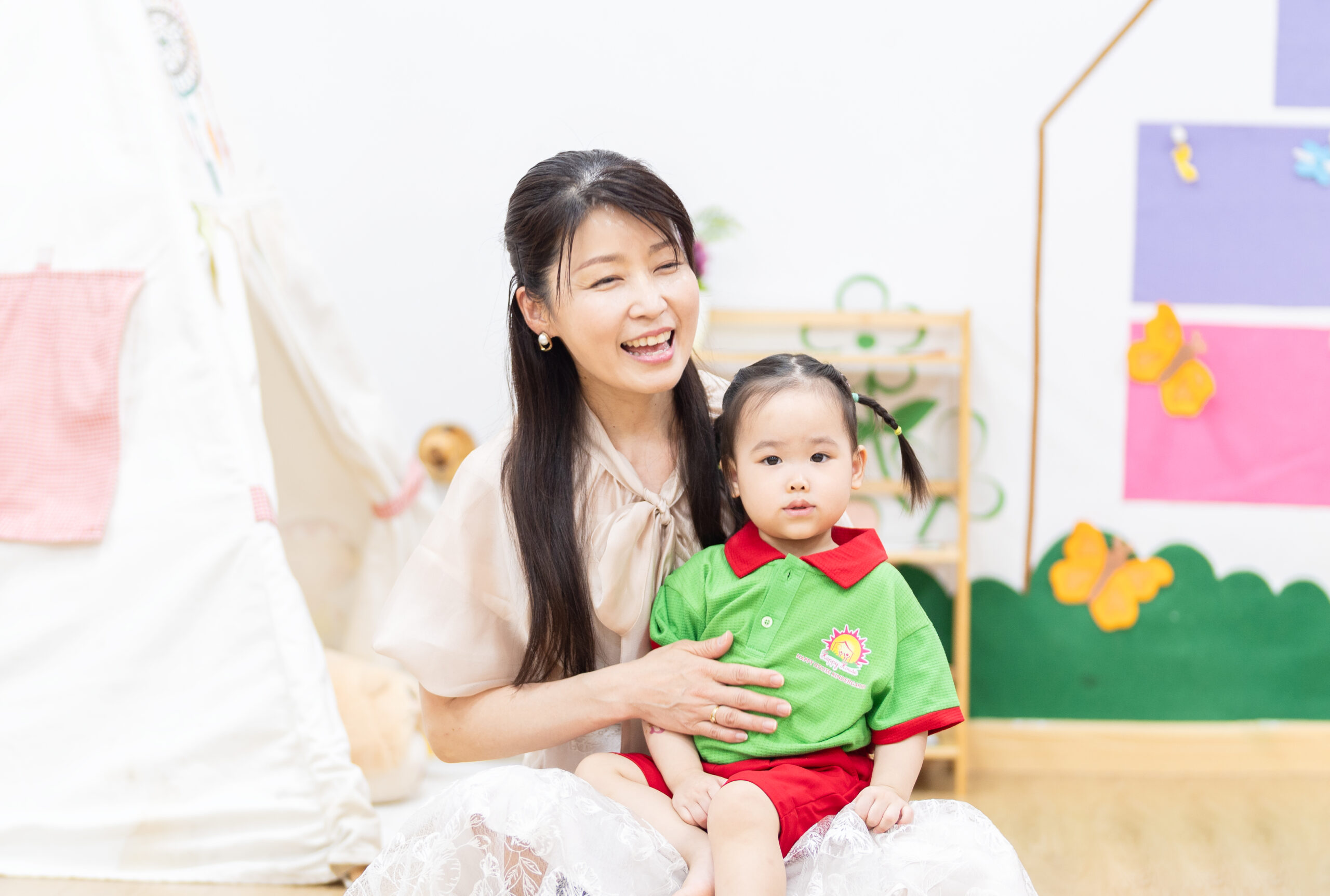 なでなであそびを伝える研修の様子